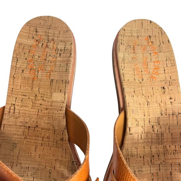 KORK-EASE Brigit Bow Leather Comfort Slip On Sandal Size 11 - Picture 7 of 11